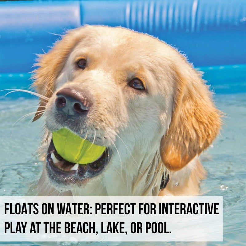 Hyper Pet Fetching Dog Toys - Throwing Ball Dog Toy Made with EVA Foam - Lightweight & Floats on Water,Green - Image 2